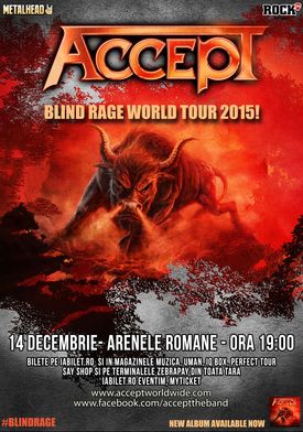 Legendele de la Accept canta pe 14 decembrie la Bucuresti